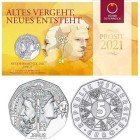 Austria 2021 5 euro Janus BU