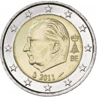 Belgium 2011 2 euro regular coin