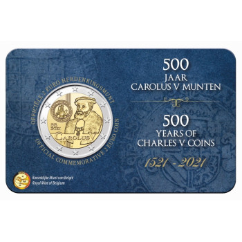 Belgium 2021 500th Anniversary of Charles V Coins