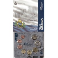 San Marino 2012 Euro coins BU set with 5 euro silver coin