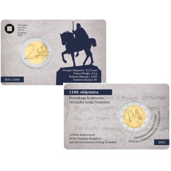 Croatia 2025 1100th Anniversary of the Kingdom of Croatia and the Coronation of King Tomislav BU