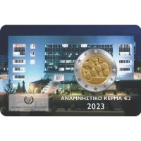 Cyprus 2023 60th Anniversary of the Founding of the Central Bank Cyprus coin card