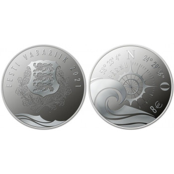 Estonia 2021 8 euro Hanseatic Parnu