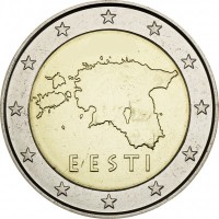 Estonia 2023 2 euro regular coin