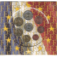 France 2000 Euro coins BU set