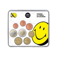 France 2022 euro coin BU set smiley