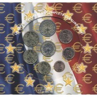 France 2003 Euro coin BU set