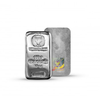 Germania mint Silver Cast Bar 10 oz