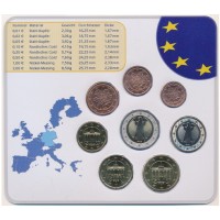 Germany 2005 Euro coin BU Set A
