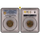 Germany 2002 20 euro cent Mint Error Graded PCGS MS64