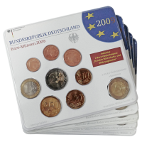 Germany 2009 Euro coin BU Set A D F G J