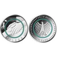 Germany 2022 10 euro In the service of society - Care (any random Mint)