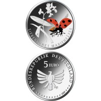 Germany 2023 5 euro Seven-spot Ladybird