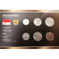 Indonesia 1999-2010 year blister coin set