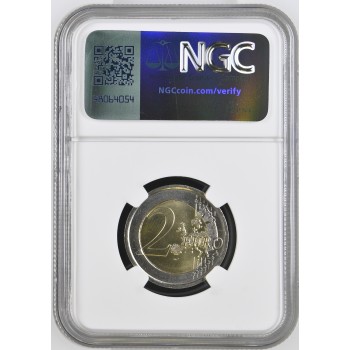 Italy 2012 Giovanni Pascoli Mint Error Graded NGC MS65