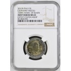 Italy 2012 Giovanni Pascoli Mint Error Graded NGC MS65