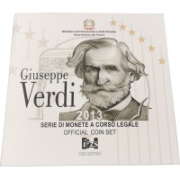 Italy 2013 Euro coins BU set Giuseppe Verdi