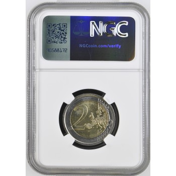 Italy 2015 Dante Alighieri Mint Error graded NGC MS65