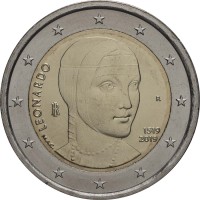 Italy 2019 500th Anniversary of Death of Leonardo Da Vinci