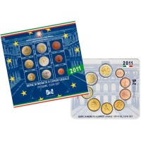 Italy 2011 Euro coins BU set with Unification coin