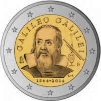 Italy 2014 450th Anniversary of the birth of Galileo Galilei (born in 1564)