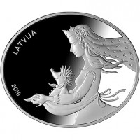 Latvia 2016 Fairy tale coin II. Hedgehogs coat