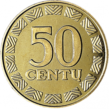 Lithuania 1997 50 cent