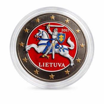 Lithuania 2017 2 euro regular colored coin