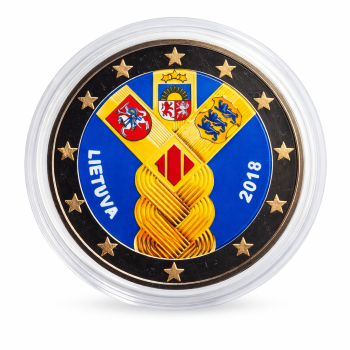 Lithuania 2018 100th anniversary of the Baltic States Colored