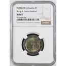 Lithuania 2018 Song festival NGC MS65