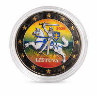 Lithuania 2020 2 euro regular colored coin