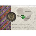 Lithuania 2022 Suvalkija BU coin card