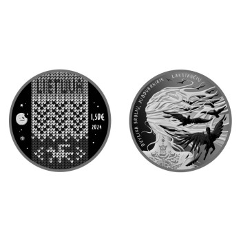 Lithuania 2024 1.5 euro The twelve brothers, twelve black ravens