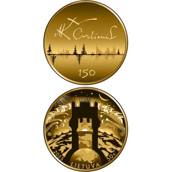 Lithuania 2025 150th birth anniversary of Mikalojus Konstantinas Čiurlionis