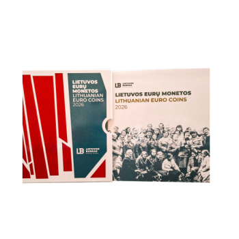 Lithuania 2026 Euro coins BU set unarmed resistance in Lithuania 1940-1990