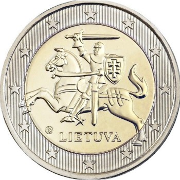Lithuania 2015 2 euro regular coin