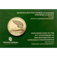 Lithuania 2015 25th anniversary of the restoration of Lithuania’s independence