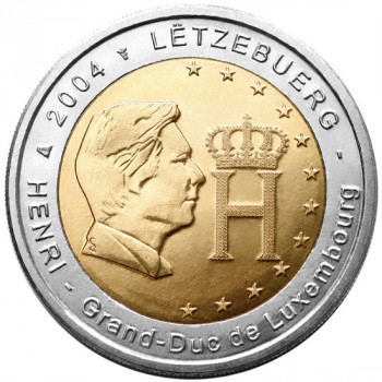 Luxembourg 2004 Effigy and monogram of Grand-Duke Henri