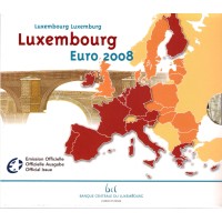 Luxembourg 2008 Euro coins BU Set with commemorative coin