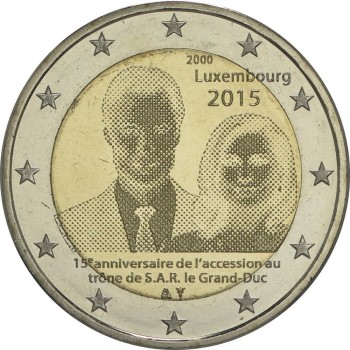 Luxembourg 2015 15th anniversary of the accession to the throne of H.R.H. the Grand Duke