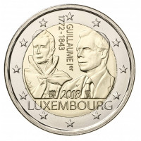 Luxembourg 2018 175th anniversary of the death of Grand Duke Guillaume I