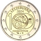 Luxembourg 2024 100th Anniversary of the Introduction of the Franc Coins bearing of the image of the Feierstëppler