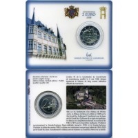 Luxembourg 2008 Grand-Duke Henri and the ‘Château de Berg’ coin card