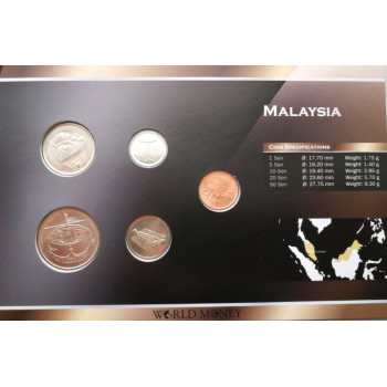 Malaysia 2005-2011 year blister coin set