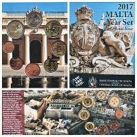 Malta 2017 Euro coins BU set
