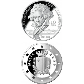 Malta 2020 10 euro Ludwig van Beethoven 