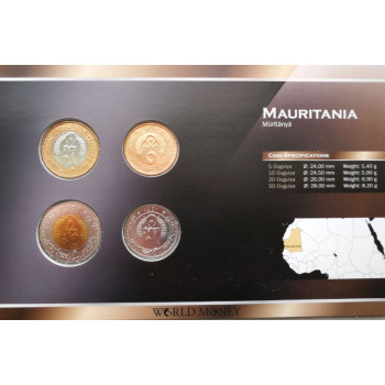 Mauritania 2009-2010 year blister coin set