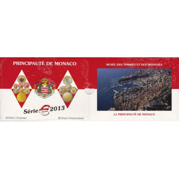 Monaco 2013 Euro coins BU set