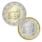Monaco 2025 2 euro and 1 euro regular UNC coins