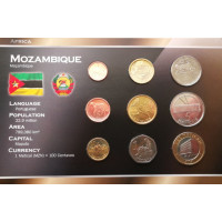 Mozambique 2006 year blister coin set